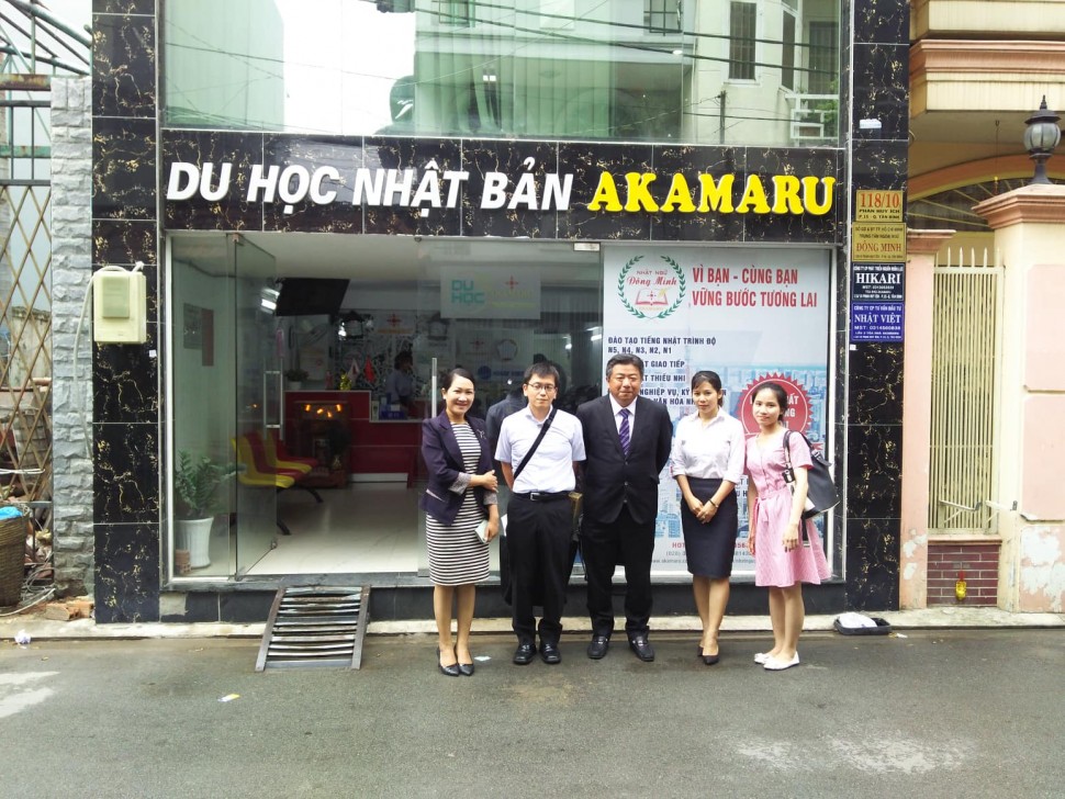 Chào mừng Trường Nhật Ngữ Syonan đến tư vấn cho các bạn học viên trường Nhật Ngữ Đông Minh Du Học Akamaru